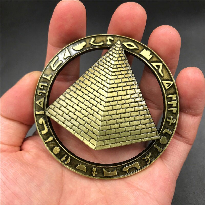 Egyptisk turist souvenir køleskab klistermærke farao mumie pyramide 3 drefrigerator sort kat cleopatra køleskabsmagneter klistermærke: Egyptens pyramider 2