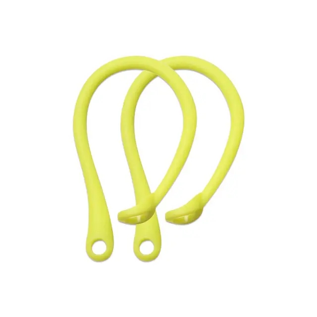 Bluetooth Earphone Silicone Earhook For Airpods 1/2 Pro Earpods Loop Clip Headset Ear Hook Replacement Headphone Accessories: Yellow