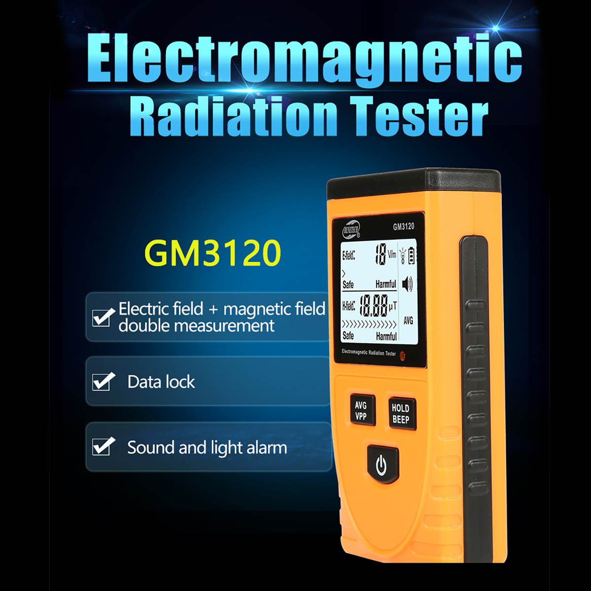 Strahlung Tester Elektrische Feld Magnetfeld Emission Erkennen Telefon PC Heimat Equitment Strahlung Überwachung