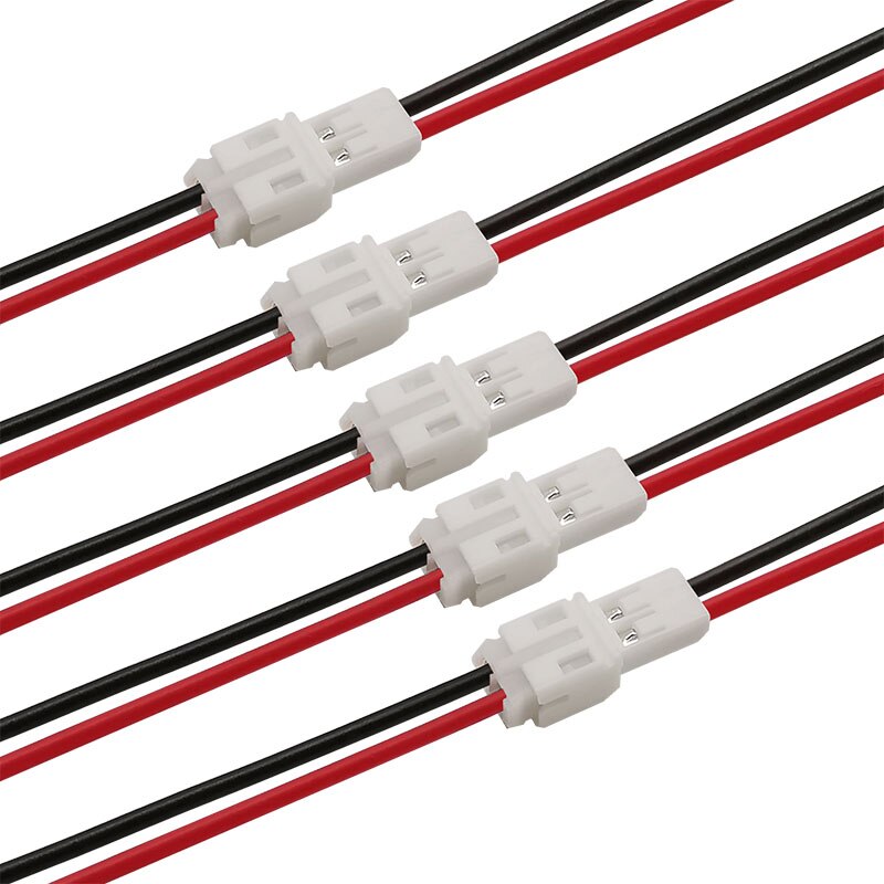 1/2/5Pairs Jst 2Pin Draad Connectors Jst Ph 2.0Mm 2P Man Vrouw Plug Jack socket Uitbreiding Elektrische Kabel Connector 10/15/20Cm