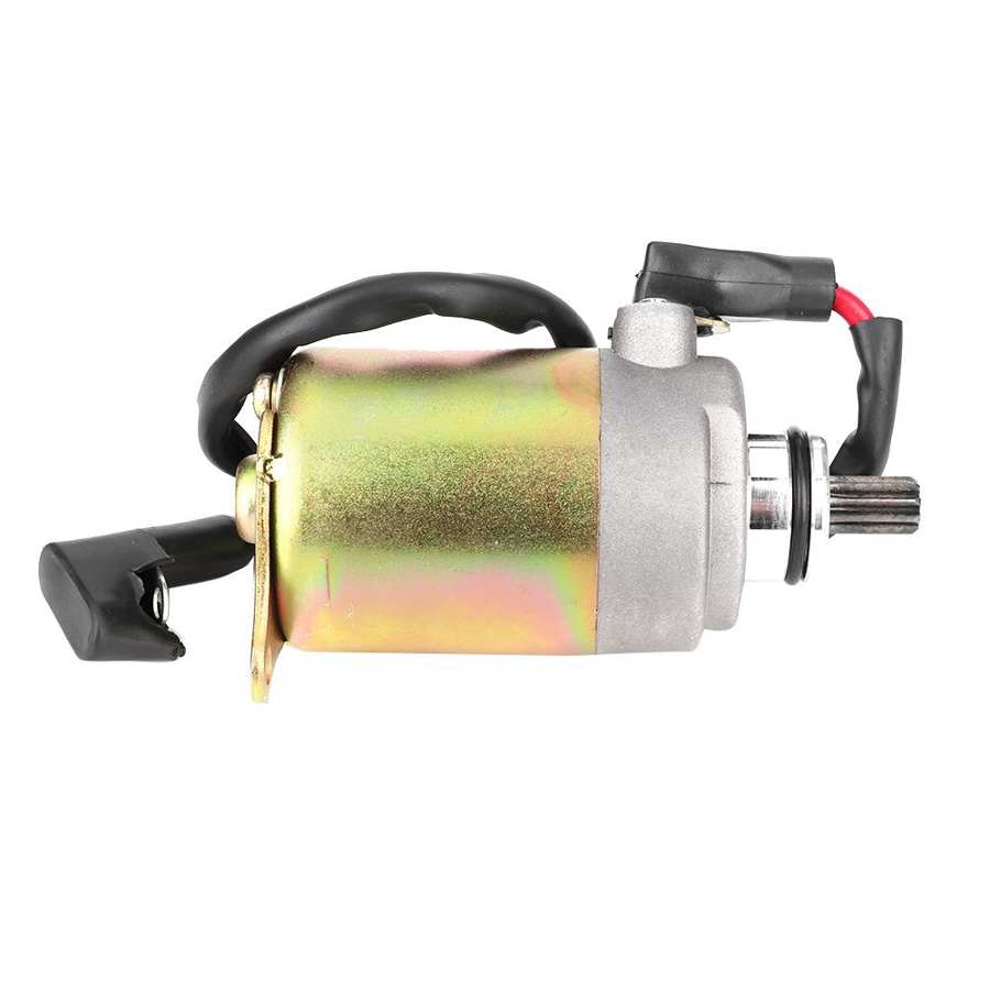 Motorcycle Electric Starter Motor Assy Fit for GY6 ATV 125CC 150CC fit for Scooter ATV-Go-Kart Engine Plastics + Metals
