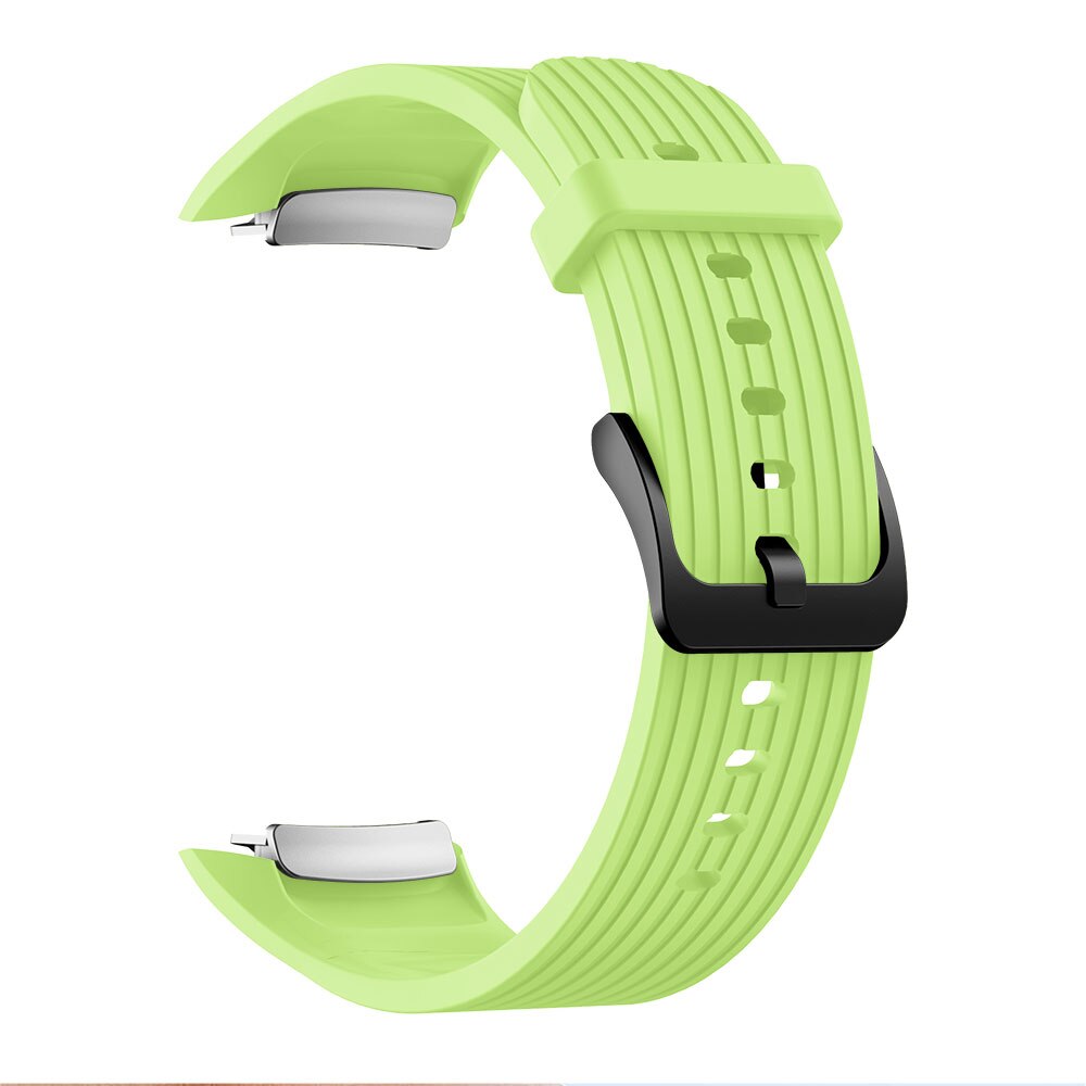 Für Samsung Galaxy Getriebe Fit2 Pro Uhr Band Handgelenk Armband Smartwatch für Getriebe Fit 2 SM-R36 Ersatz Silikon Armband Armband: green / L