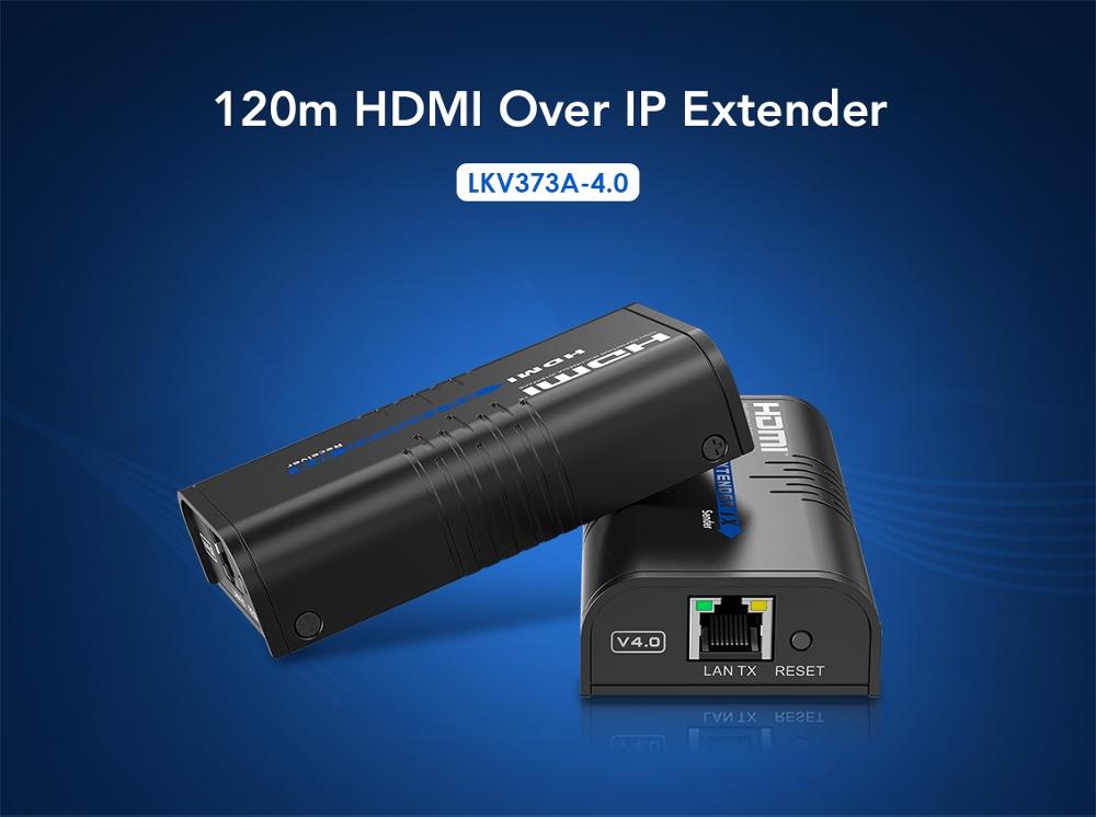 LENKENG LKV373 V4.0 HDMI HDBitT Extender 100-120meter,HDMI Extender Over Cat5e/Cat6 1080P