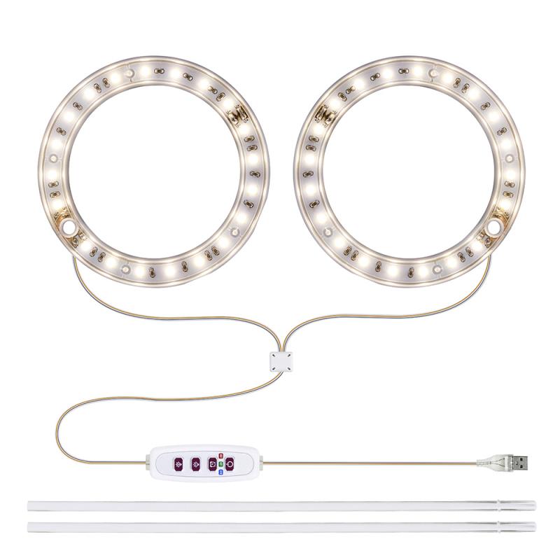 Luz LED de espectro completo para cultivo de plantas, lámpara Phyto Grow, USB, 5V, iluminación para crecimiento de plantas de interior: 06