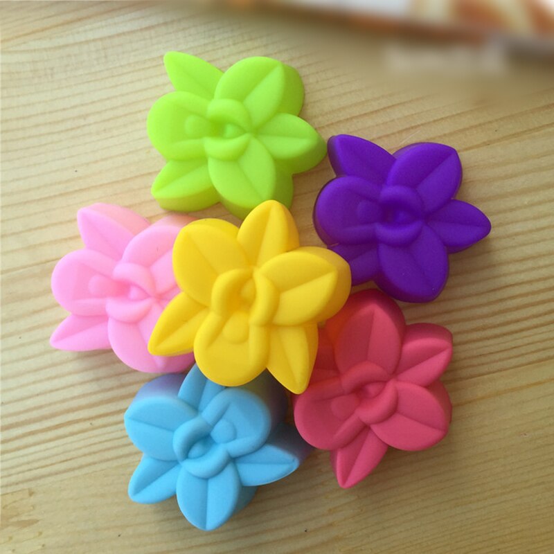 Silicone Baking Mold kitchen Tool Mould 5cm Orchid Horse Split Cup Cake Mold Orchid Baking Mold Cute Utensils Home Kitchen