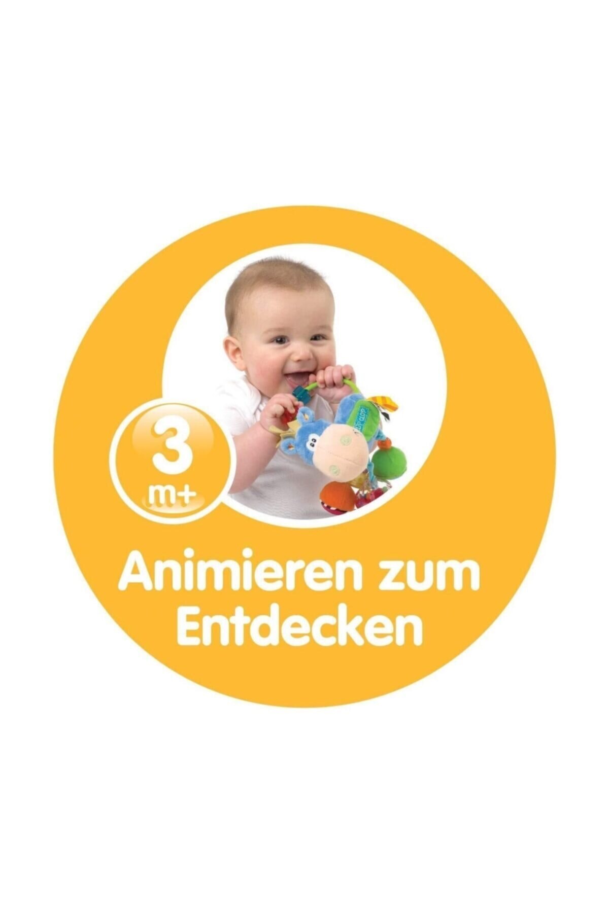 Playgro Spielzeug Box Çıngıraklı Zebra Aktivasyon Oyuncağı Oyuncakların Dokusu ve Canlı Renkleri, Görme -Dokunma Duyularini Geliştirir
