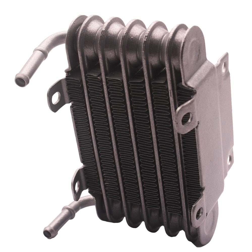 Universal Racing car and Motorcycle Engine Small Fuel Oil Cooler silver 8mm