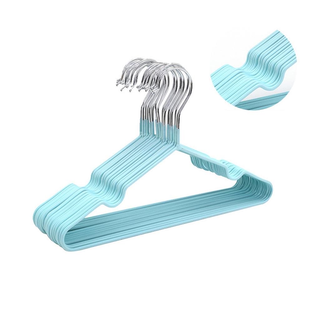 10pcs Kids Clothes Hangers For Jeans Pants Coat Hanger Home Storage Holder Dress Long Racks Plastic Clothing Hanger: GREEN