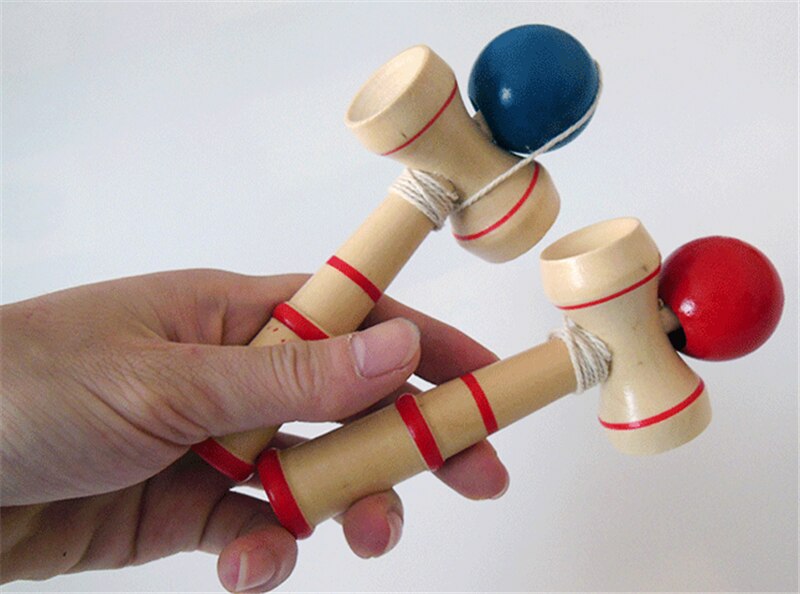 Wooden Kendama Coordinate Ball Japanese Traditional Skillful Juggling Wood Game Balls Bilboquet Skill Educational Toys