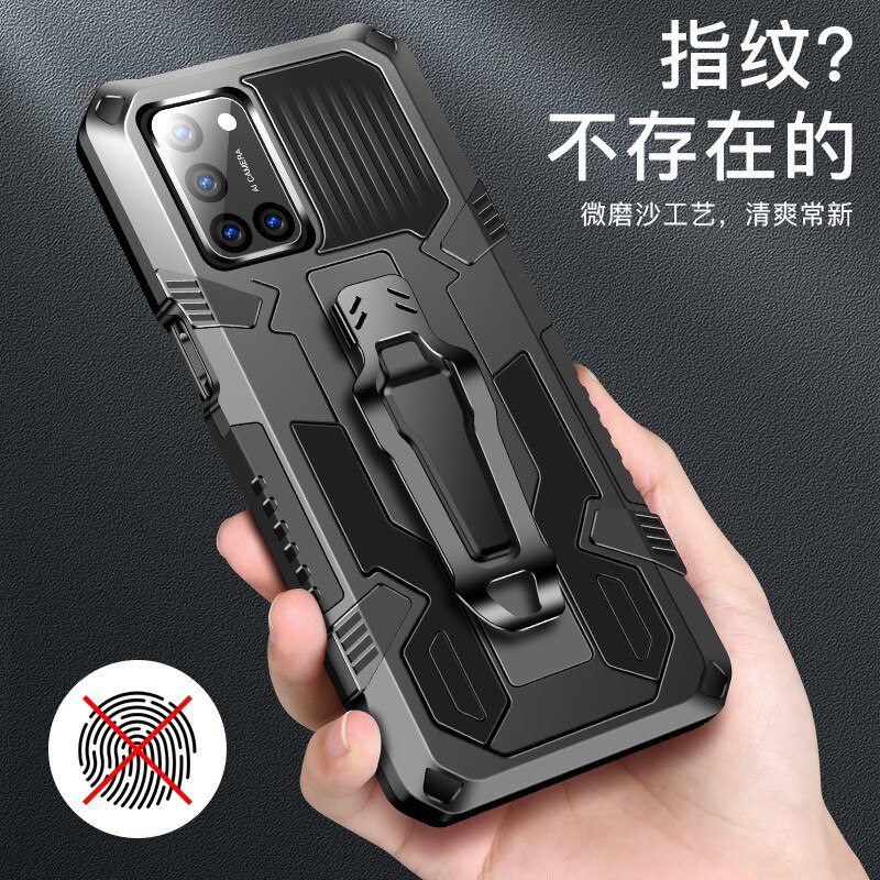 Rüstung Abdeckung Für OPPO A53 A53S Fall Stoßfest Gürtel Clip Holster Coque Für OPPO A53S Fundas para appo ein 53 s 53 s capa EINE 53 S