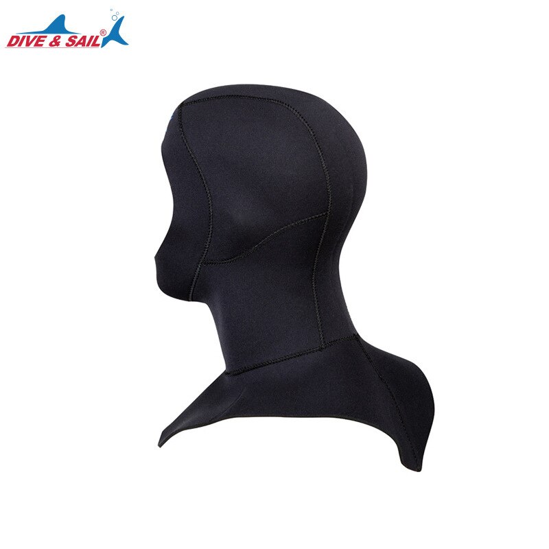 Dive & Sail Mannen Vrouwen 3Mm Neopreen Duiken Cap Cover Schouder Winter Warm Onderwatervissers Kappen Surf Surfen Snorkelen Dive hoofddeksels