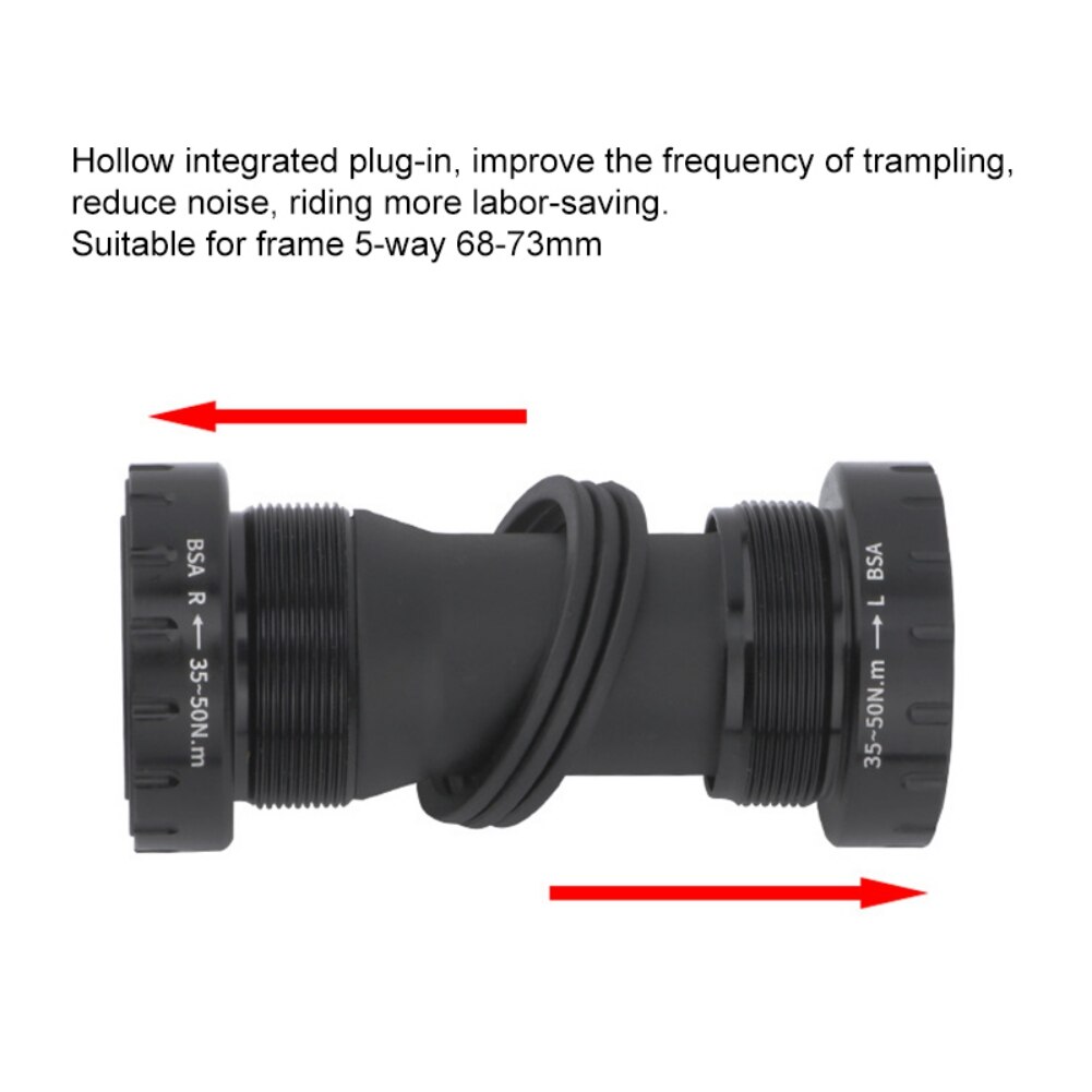 Bike Perlin Center Shaft Screw-in Threaded Center Shaft Thread Center Shaft Bottom Bracket