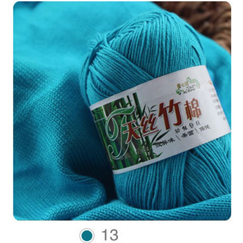 10 Stks/partij Natuurlijke Zachte Bamboe En Katoen Garen Voor Breien 100% Natrual Voor Baby 6 Strengen Dikke Hand Breien Dikke diy Garens: 13