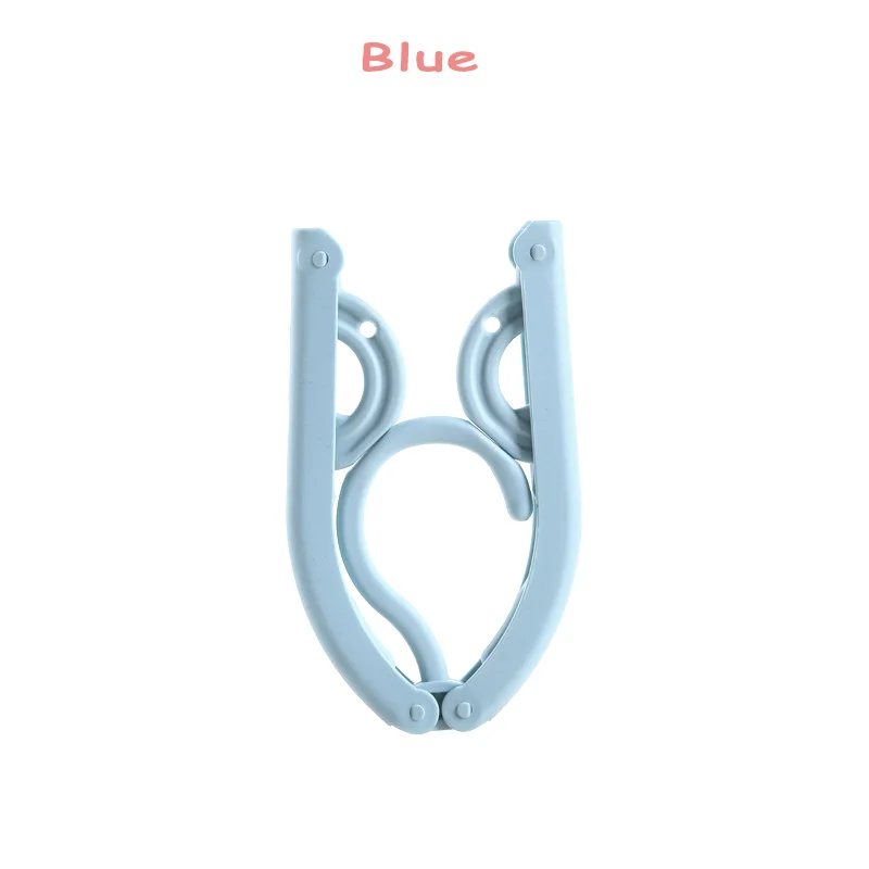 Porte-cintre pliant avec clip pour chaussettes et sous-vêtements, crochet portable, voyage, séchage des vêtements, voyages d'affaires, T1: Gris clair