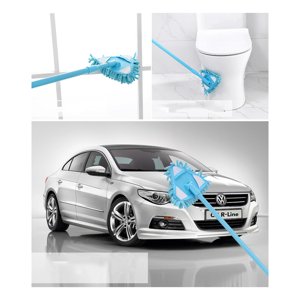 Mini fregona plana para limpieza de suelo de baño, herramienta de fregona perezosa para pared, cepillo de limpieza del hogar