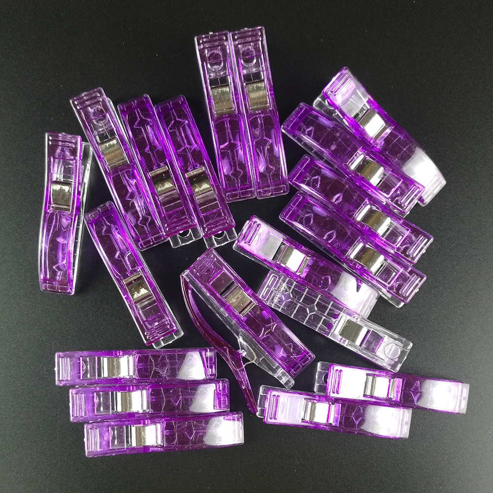 10 stk kløver pvc plastik clips til strikning hæklet patchwork syning gør-det-selv håndværk quilt quilting clips beklædningsclips: 0