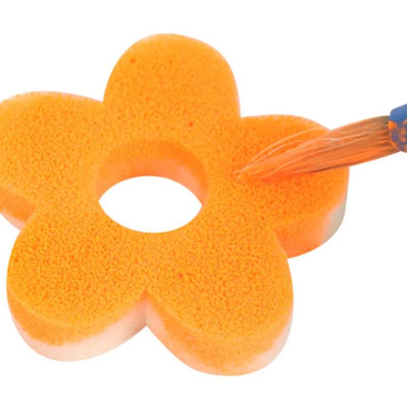 Cartoon 24 Stks/zak Dier Schilderen Spons Borstels Kinderen Kids Leuke Art Diy Graffiti Kwast Kinderen Home Onderwijs School