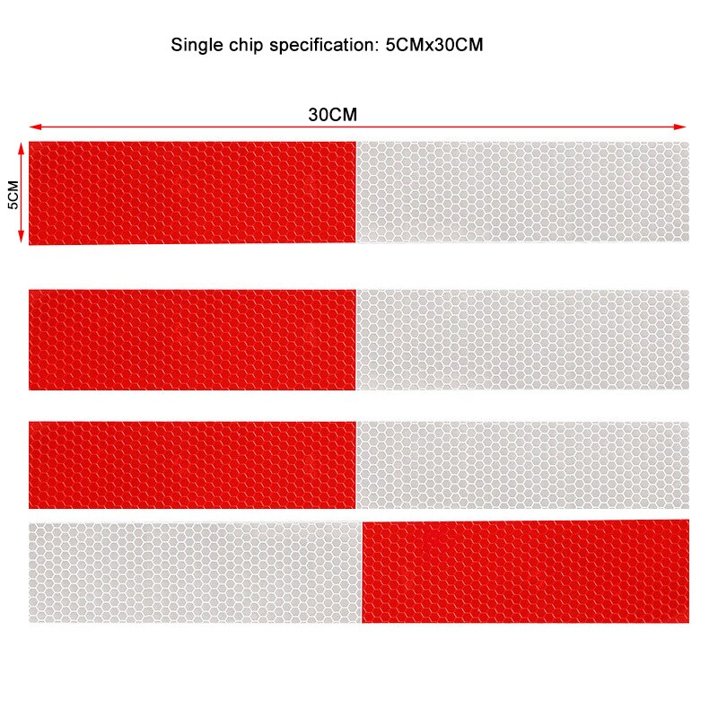 5*30cm 45m Reflection Safety Sticker Reflective Tape Reflective Sticker For Car Seguridad Sticker Reflective Fabri Night Light