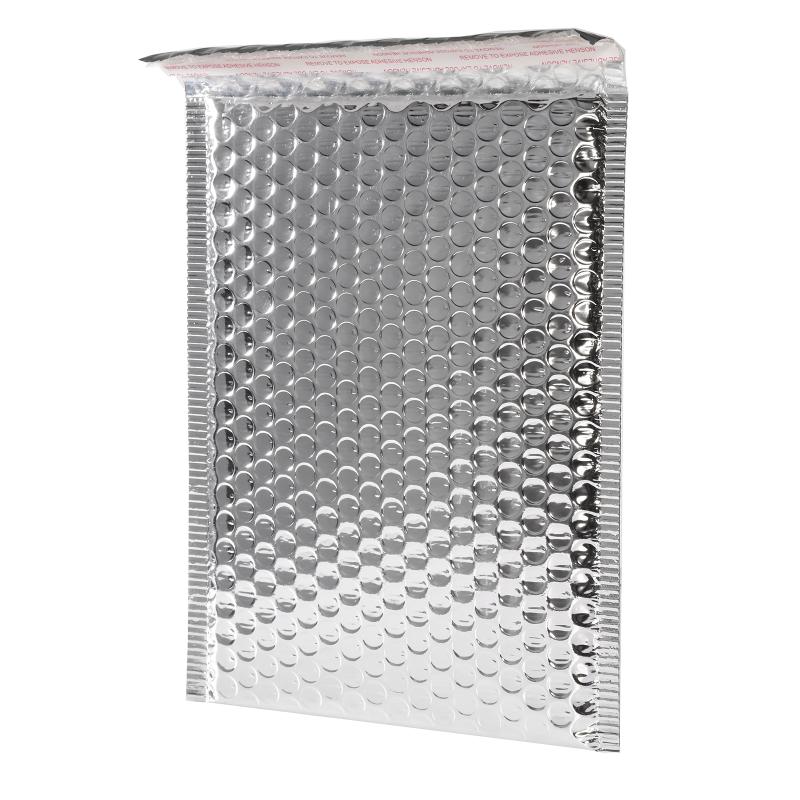 50 stks/partij Schuim Envelop Self Seal Mailers Gewatteerde Enveloppen Met Bubble Mailing Tas Pakketten Zwart Goud Zilver