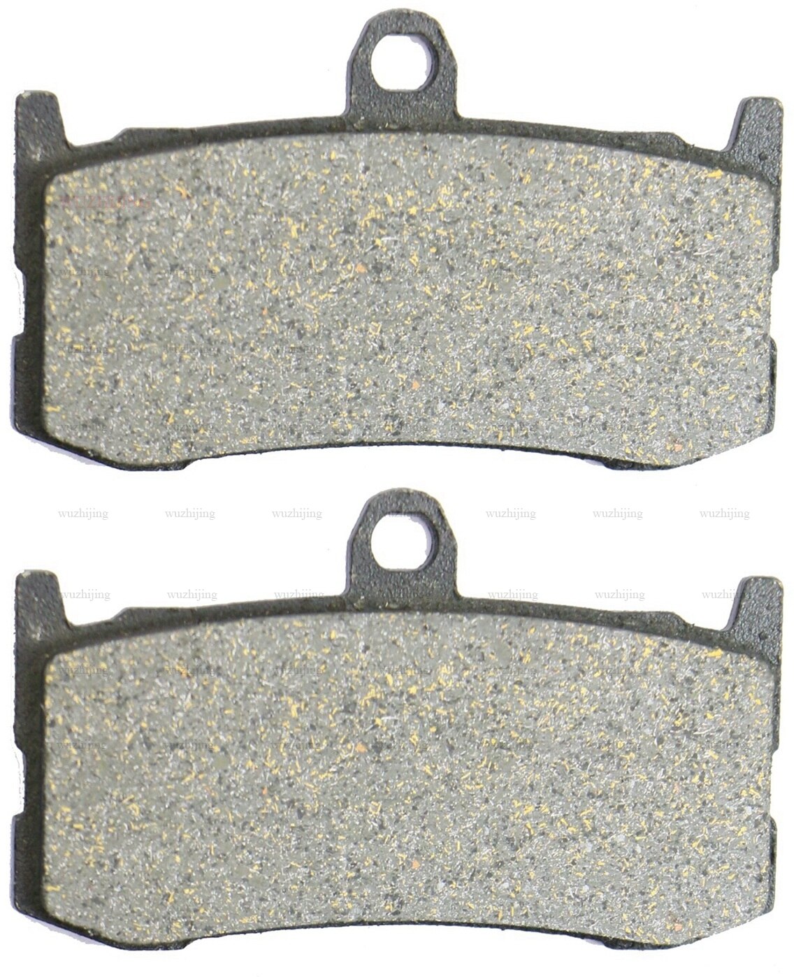 for TRIUMPH Daytona 675 - Brake Pad set Front Rear: RESIN FRONT RIGHT