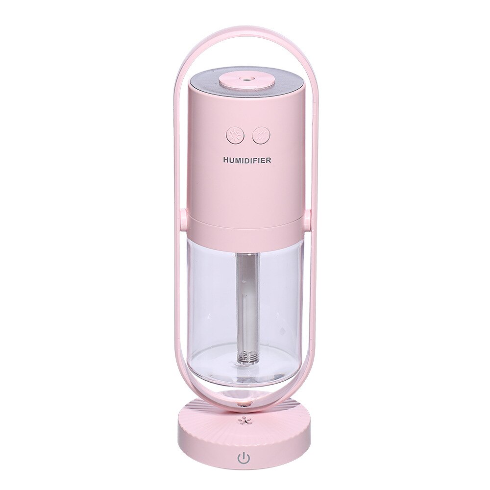 Eléctrico inteligente humidificador difusor de la fragancia de iones negativos purificar el aire de Spray de colores saborizante de medio ambiente: Rosa