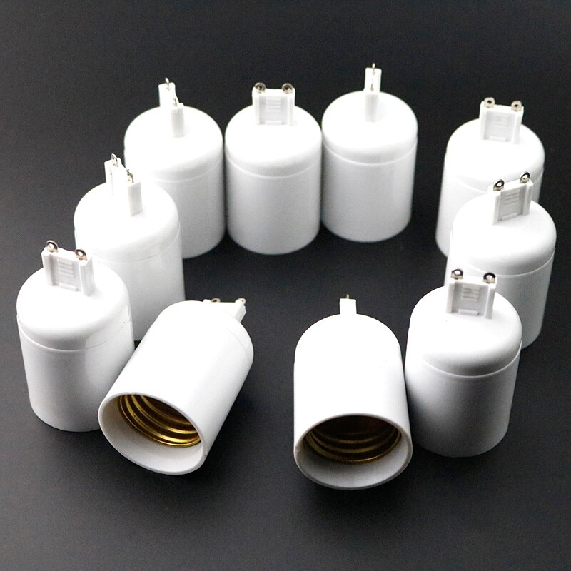 Soporte de conversión de Base de bombilla Led para lámpara G9 a E27, adaptador de enchufe, Material incombustible para el hogar, bombilla y iluminación
