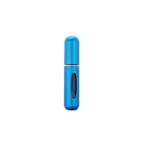 XZJJA Bodem gevulde Mini Parfum Spray Flessen Metalen Shell Spray Verstuiver Draagbare Reizen Parfum Opslag Fles Punten Bottelen: Dark blue Bottles