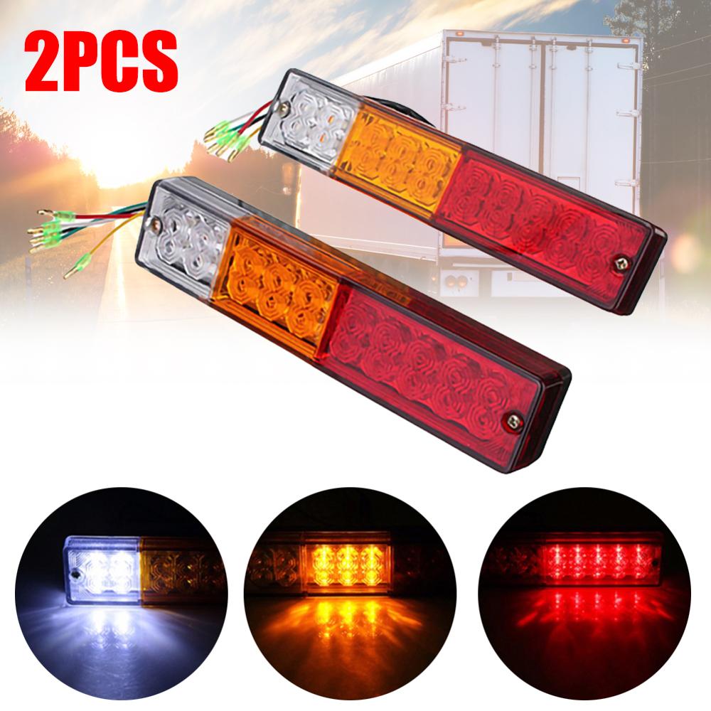 2pcs 12V Waterproof 20LED Car Stop Rear Tail Light Brake Reverse Light Running light Turn Indiactor Boat ATV Truck Trailer Lamp