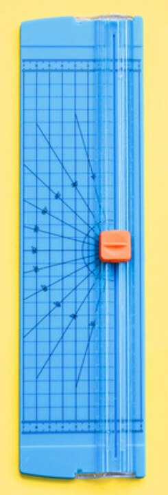 A4 Grote Plastic Cutter Kleine Draagbare Foto Snijder Kantoor Sliding Cutter Desktop Guillotine Cutter Druk Cutter Hoofd Cutter: 1057 Blue