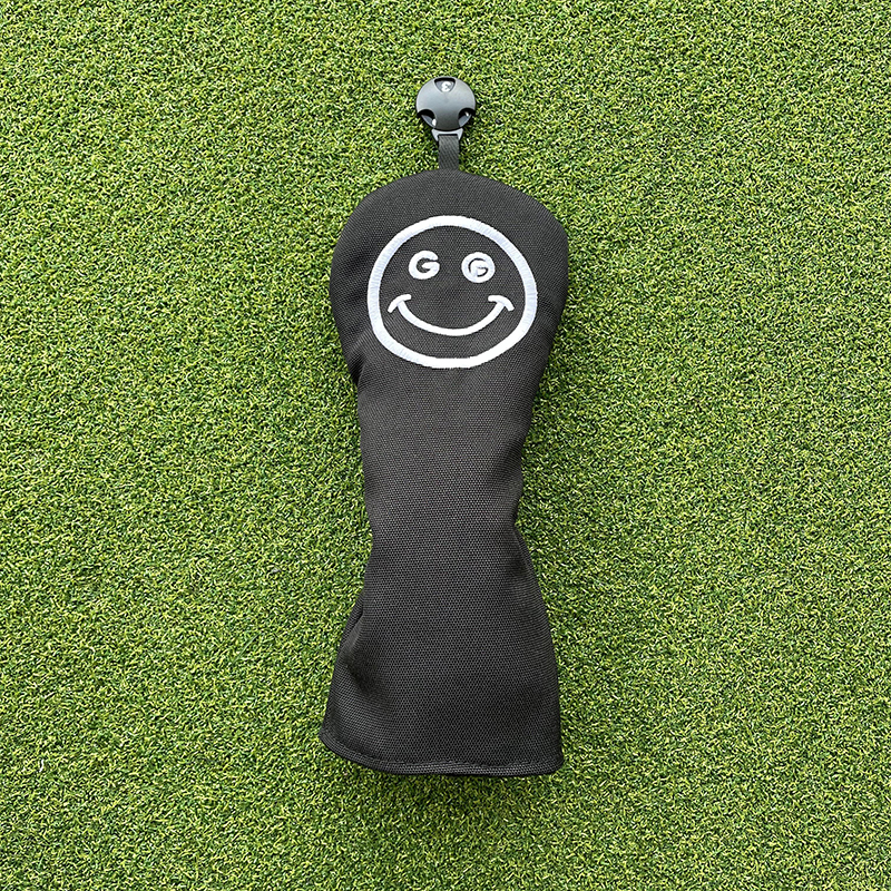 Smile golfklubba  #1 #3 #5 trähuvudskydd driver fairway woods skydd putterhuvudskydd: Ljusgrön