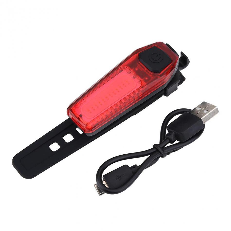 200LM USB Oplaadbare Fiets Achterlicht Fietsen Led-achterlicht waterdichte Weg Mountainbike Terug Lamp voor Fiets