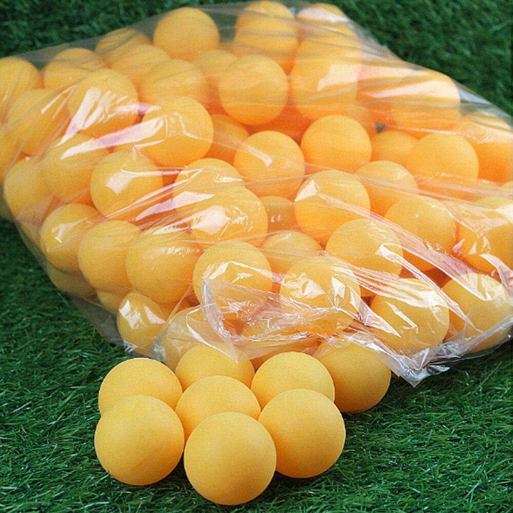 150 pcs Wit Pingpong Wasbare niet-giftig Duurzaam Ping Pong Ballen Gebruikt Voor Sportman Professionele Sigle Bal training: yellow Table tennis