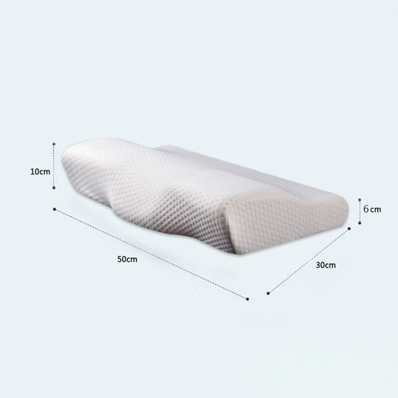 Vlinder Vormige Memory Foam Beddengoed Kussen Bescherming Nek Trage Rebound Slapen Cushionhealth Zorg Cervicale Orthopedische Kussens