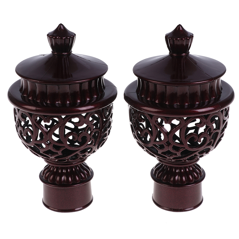 2Pcs Decorative Window Curtain Rod End Head Plug R... – Vicedeal
