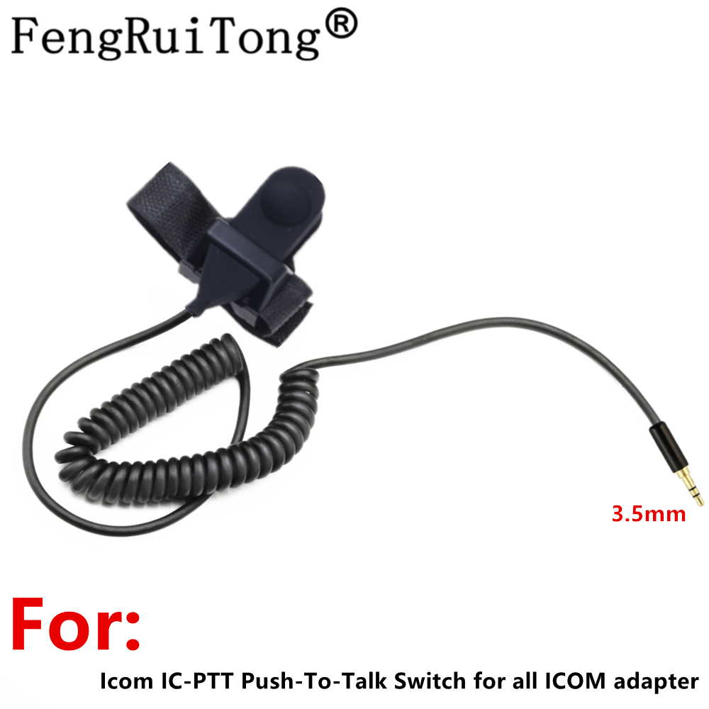 Für icom IC-PTT drücken-zu-sprechen-Schalter für alle icom zu luftfahrt Kopfhörer Adapter