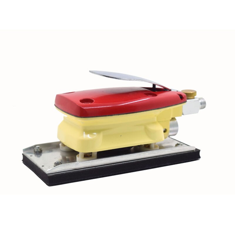 LIJADORA Orbital Rectangular neumática Jitterbug pulidora cuadrada Velcroo Pad 100*75mm para herramienta de Pulido de metales de carpintería