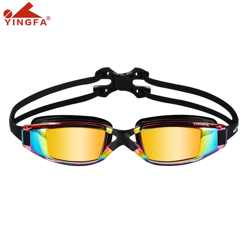 Yingfa schwimmen brille HD Anti-nebel bunte beschichtung professionelle wasserdichte schwimmen brille tauchen ausrügestochen schwimmen gläser