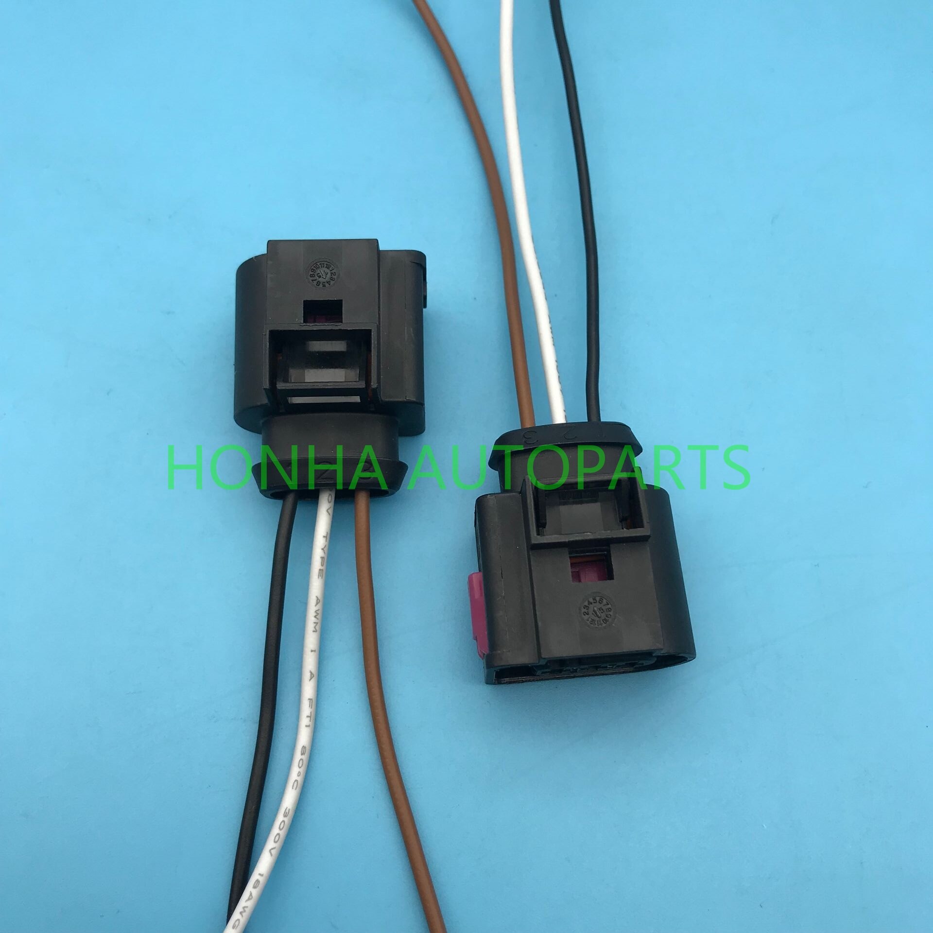 Conector de 3 pines para Sensor de presión de combustible, conectores de arnés de cables, 4D0, 971, 993 A, 4D0971993: 5 pcs With line