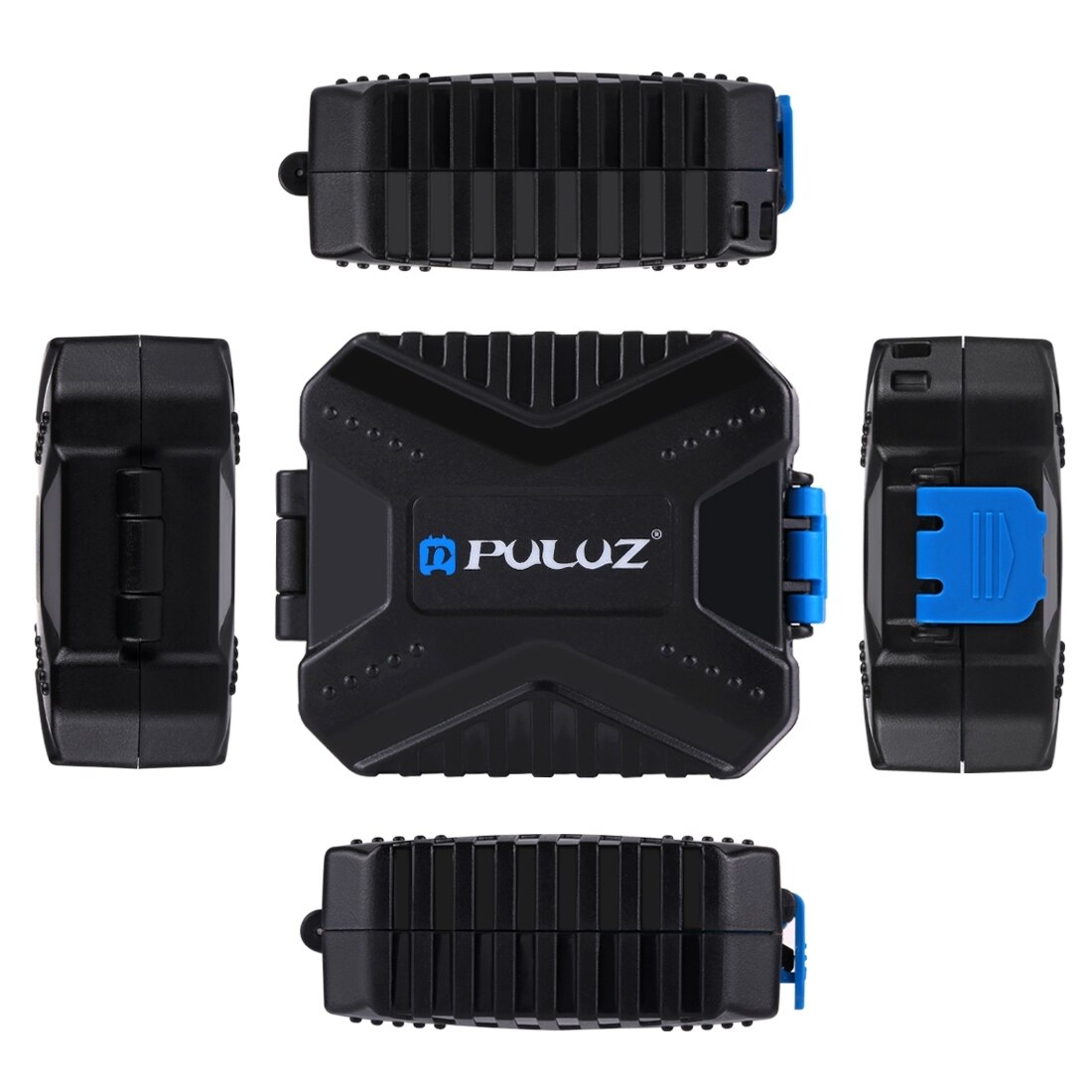 Puluz 11 In 1 Memory Card Case Box Voor 3SIM + 2XQD + 2CF + 2TF + 2SD Card Opslag case
