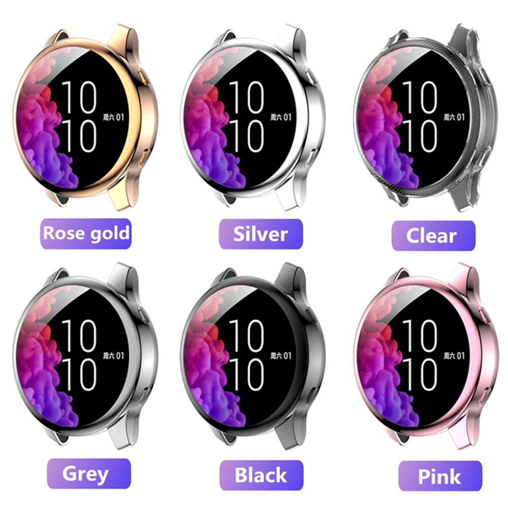 Galvaniseren Horloge Case Voor Garmin Venu Soft Tpu Volledige Dekking Screen Protector Bumper Shell Dunne Vervangbare Shockproof Cover