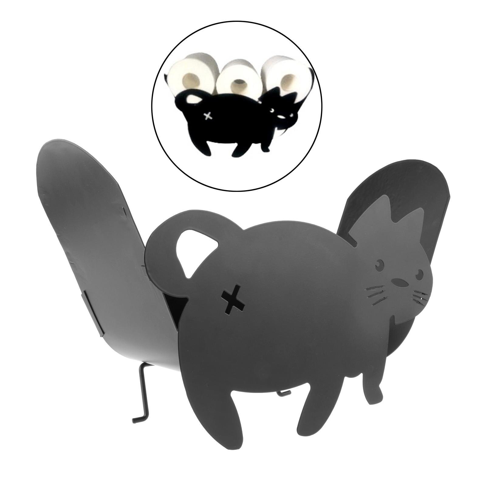 Vrijstaande Opslag Stand Roll Houders Kat Vormige Grandado