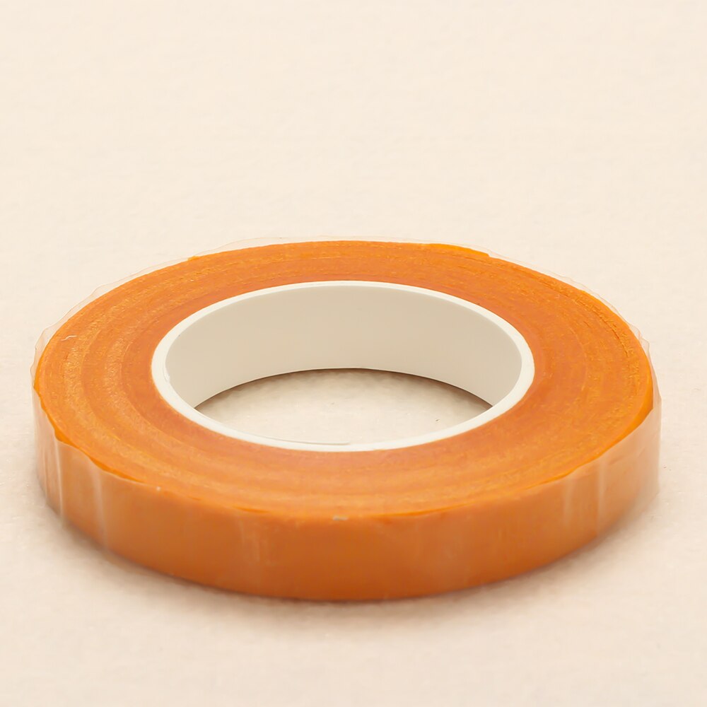 Valentijnsdag 30Yard 12Mm Zelfklevend Papier Tape Bloemen Stem Voor Garland Kransen Diy Ambachtelijke Kunstmatige zijde Bloem Decoratieve: Orange