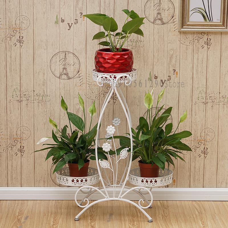 600 European-style wrought iron flower rack multil... – Grandado