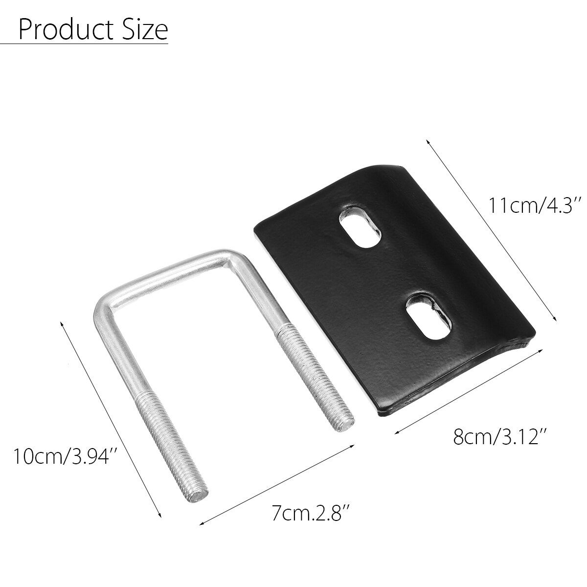 Universal Boat Motorcycle Caravan Trailer Heavy Lock U-Bolt Anti-Rattle Stabilizer Hitch Lock Down Tow Clamp For Tow Bar Trailer