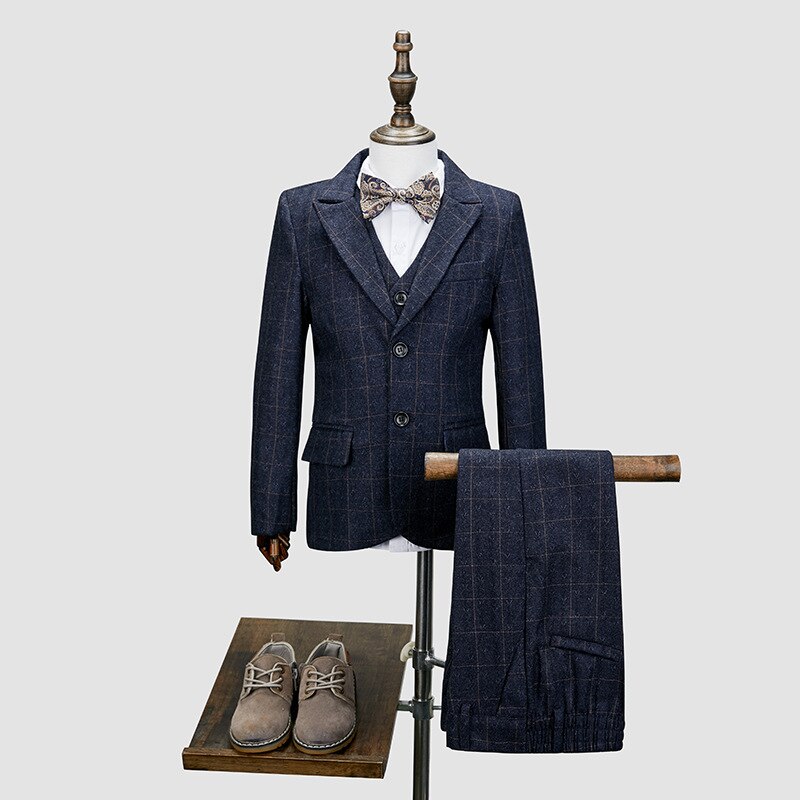 Suit Up Set Zwart/Wit Gestreept - 2-Delige Meisjesoutfit met Blazer - Draakjes en Boefjes