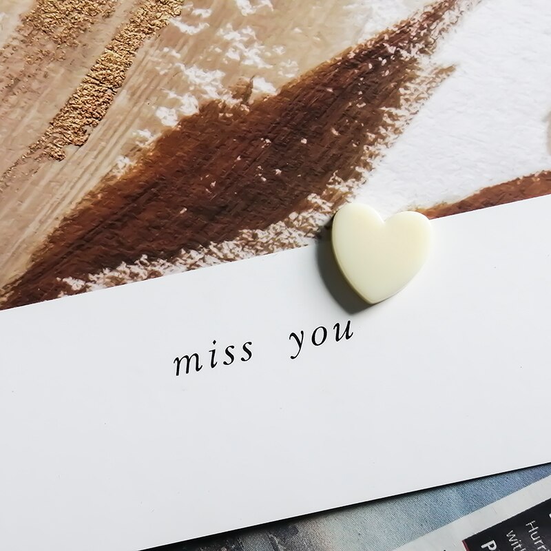 10PCS Cute Mini Fridge Magnets Colorful Love Heart Small Refrigerator Stickers Lovely Photos Wall Magnetic Sticker For Home Deco: 10 PCS Color 4