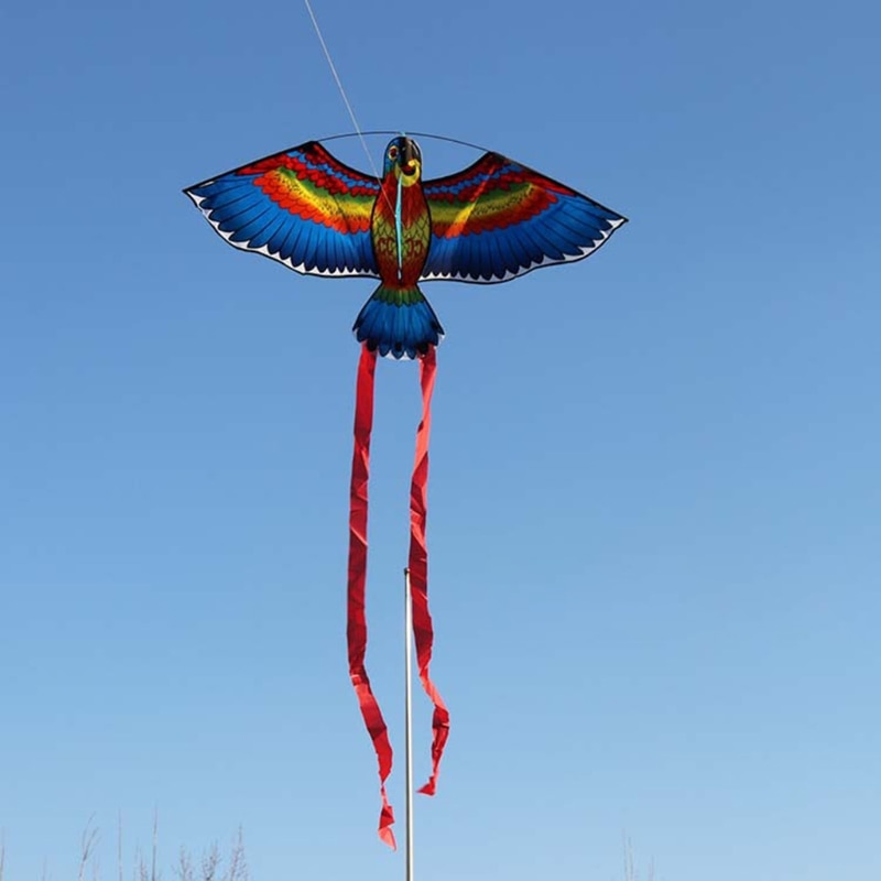 Parrot Kite Vogel Vliegers Outdoor Vliegers Vliegen Speelgoed Kite Voor Kinderen Kids 95AE