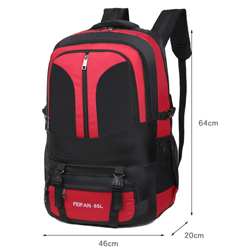 85L unisexe Oxford sacs à dos voyage sac à dos hommes sports de plein air sacs trekking sac à dos escalade randonnée Camping sac à dos pour homme