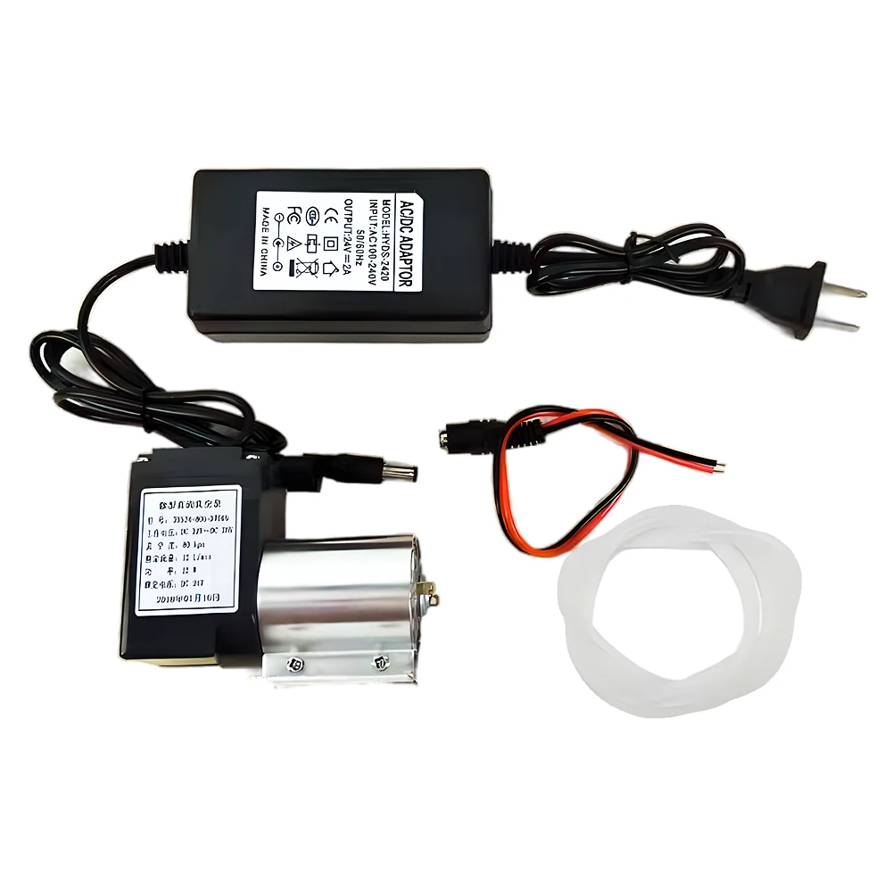 Gleichstrom 12V/24V 80kPa Mikro vakuumpumpe Kleine Vakuumpumpe Pumpen Mehrzweck-Pneumatik membran pumpe Schröpfen Vakuumpumpe
