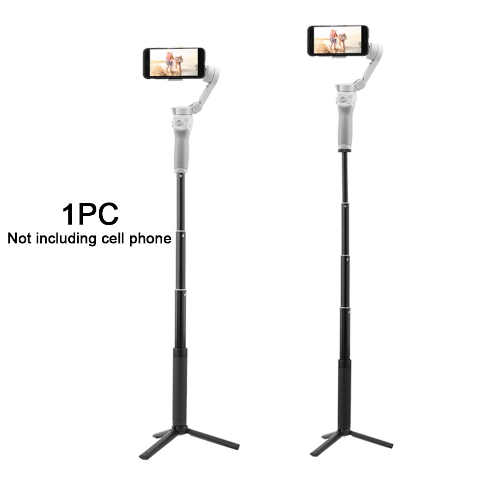 Mit stativ-selfie-stick-gimbal-stabilisator, schwarzem tragbarem handstativ-verlängerungsstangen-set für reisen mit dji osmo mobile 4